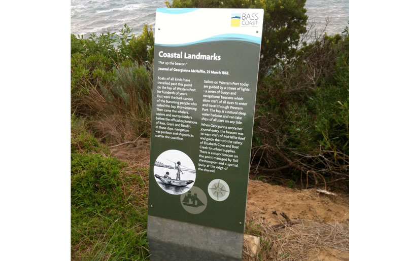 Grossard's Point Interpretative Signage