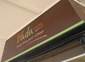 Vada Café signage