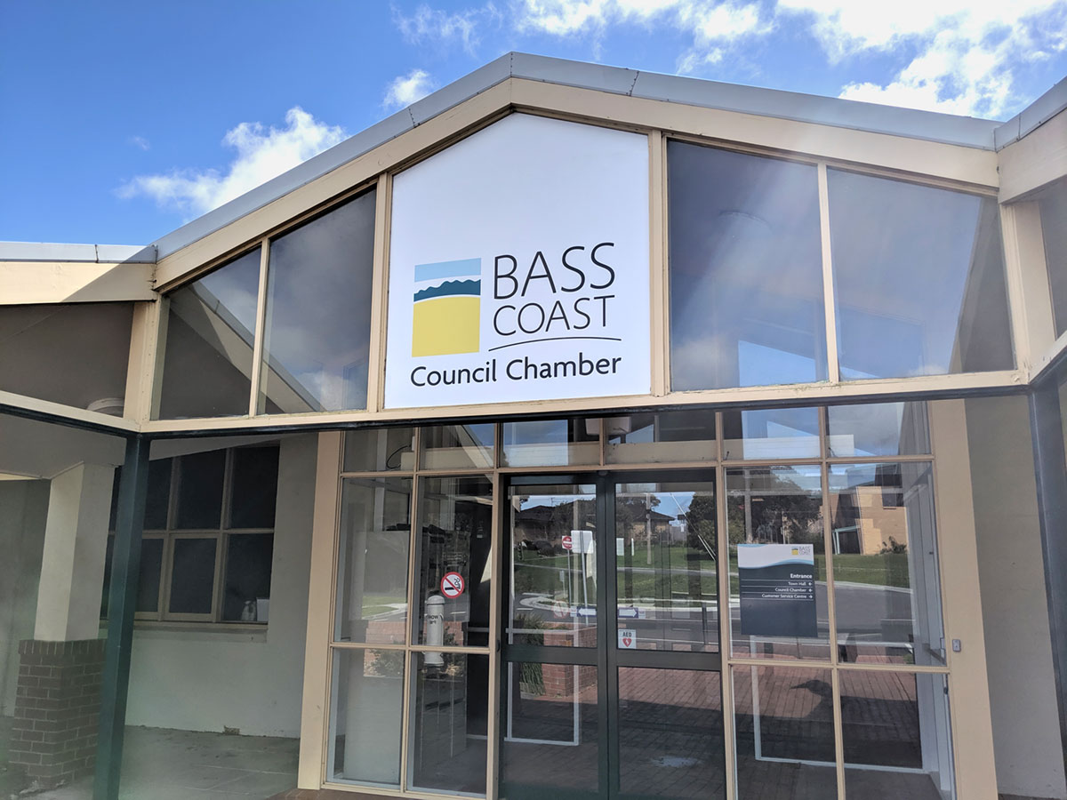 Bass Coast Shire Council Chamber signage