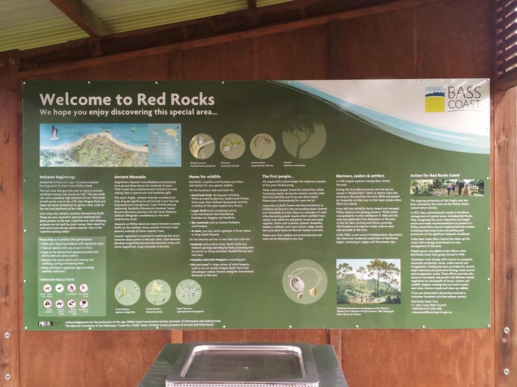 Interpretative signs design Bass Coast - Susie Fitch Graphic Design