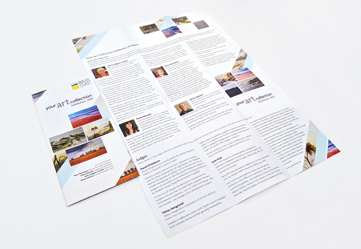 Bass Coast Council Art competition exhibition catalogue