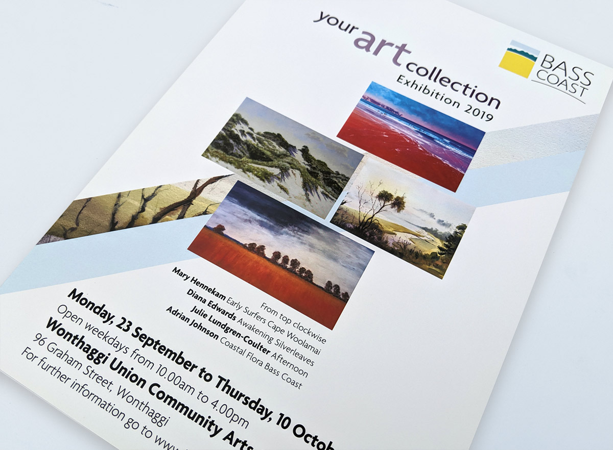 Your art collection Bass Coast Shire Exhibition poster