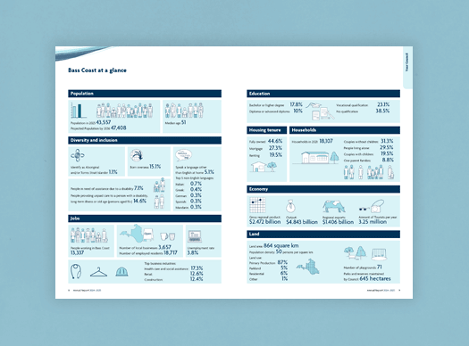 Council Annual Report 2024-2025 Infographics