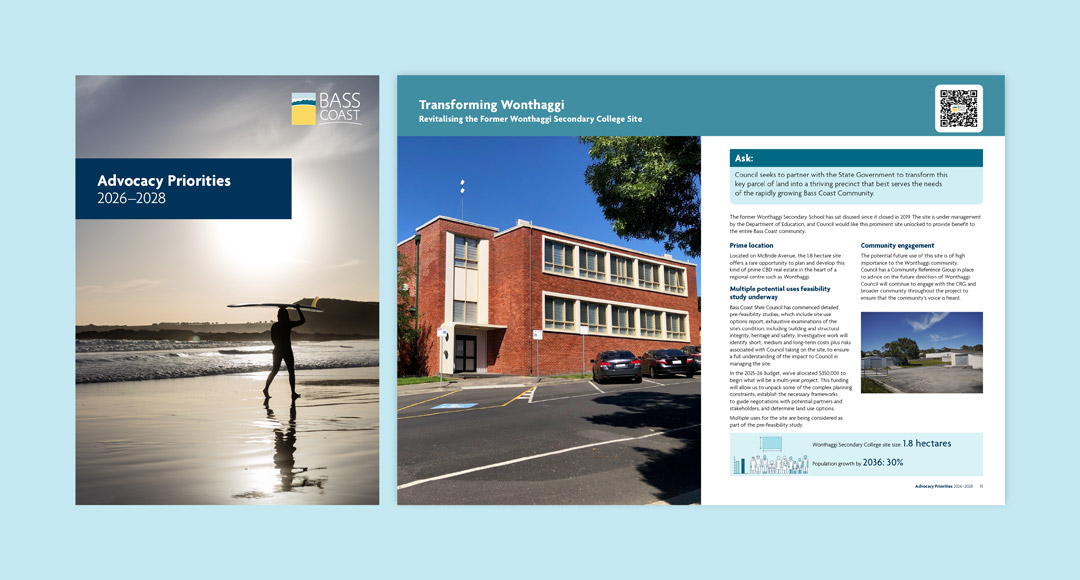 Council Advocacy Priorities Brochure Design Cover
