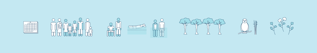 Bass Coast Shire Council Advocacy Priorities Icons illustration for Infographics