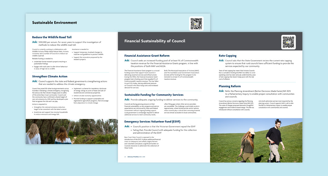 Bass Coast Shire Council Advocacy Priorities Pages 4 Design